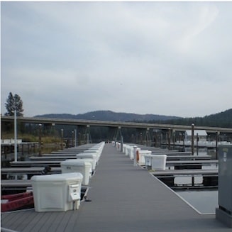 house with yacht dock